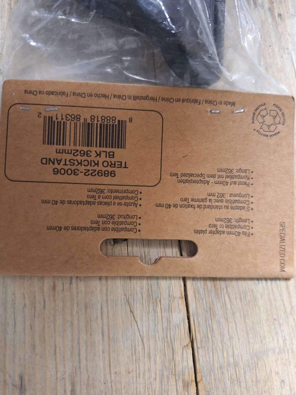Specialized Ersatzteile: Neuer Specialized Tero Kickstand BLK 362 mm – Neu (gemäss Beschreibung) aus Zürich von WC11 1