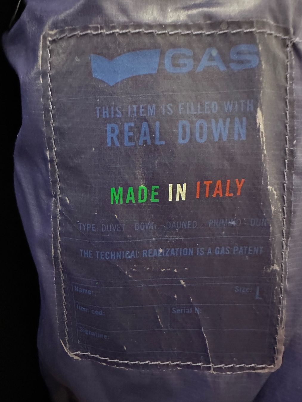 Giacche: GAS - down jacket BLUE – Usato da Agno venduto da Cosmogin1811 4