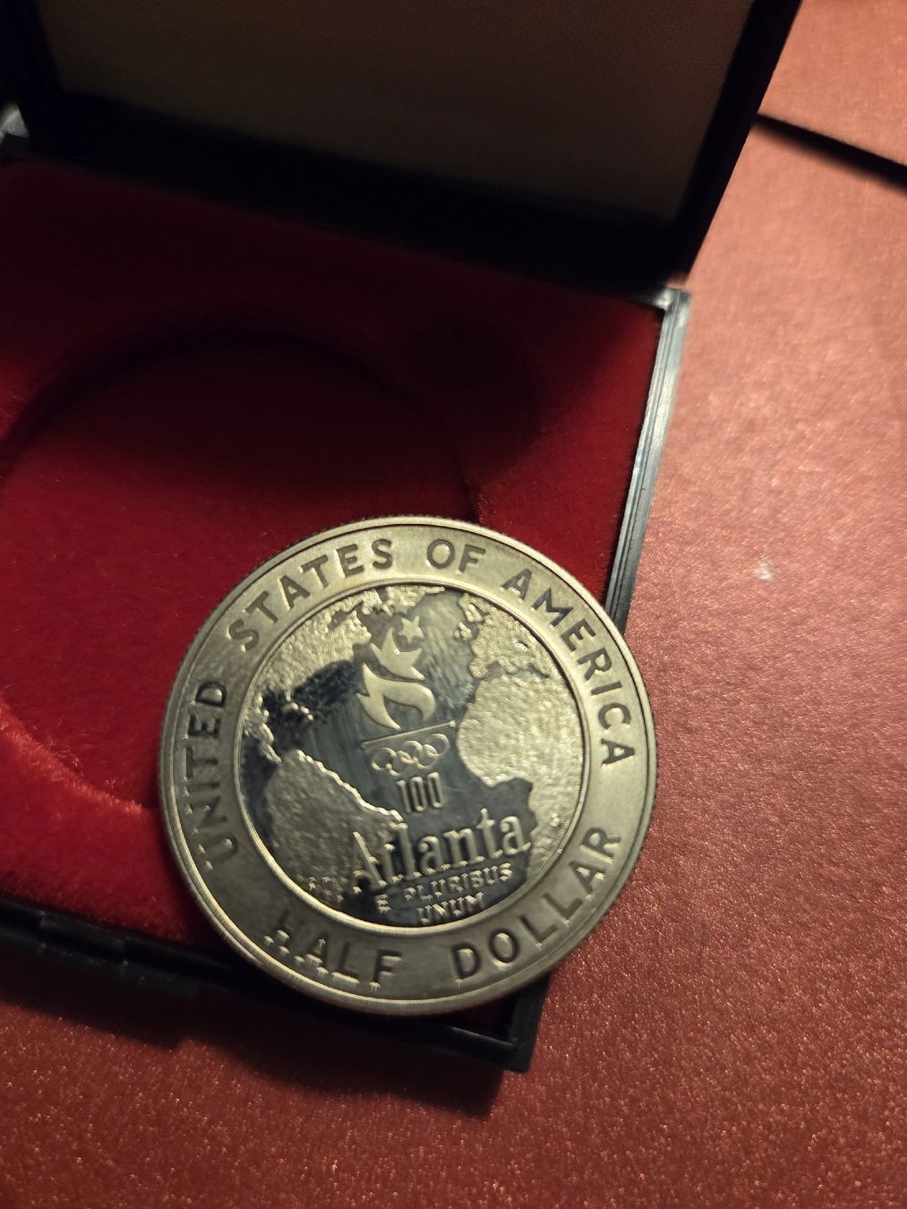 Tutti le monete: Olympische Muenz-Sammlung, USA, Half Dollar, 1995 – Usato da Riehen venduto da Bs75 1