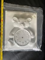 RELIEFFORMEN / GIESSFORMEN  Teddybär Uhr X