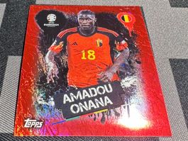 Topps Uefa Euro EM 2024 BEL 3 Amadou Onana