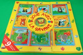 Livre «Joue avec la savane» - 9 histoires avec marionnette