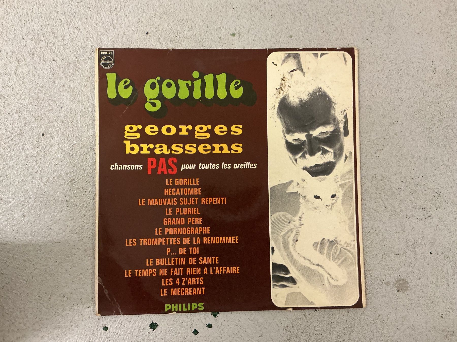 Dischi in vinile: Georges Brassens LP - Le Gorille – Usato da Winterthur venduto da Tumko-Vinyl