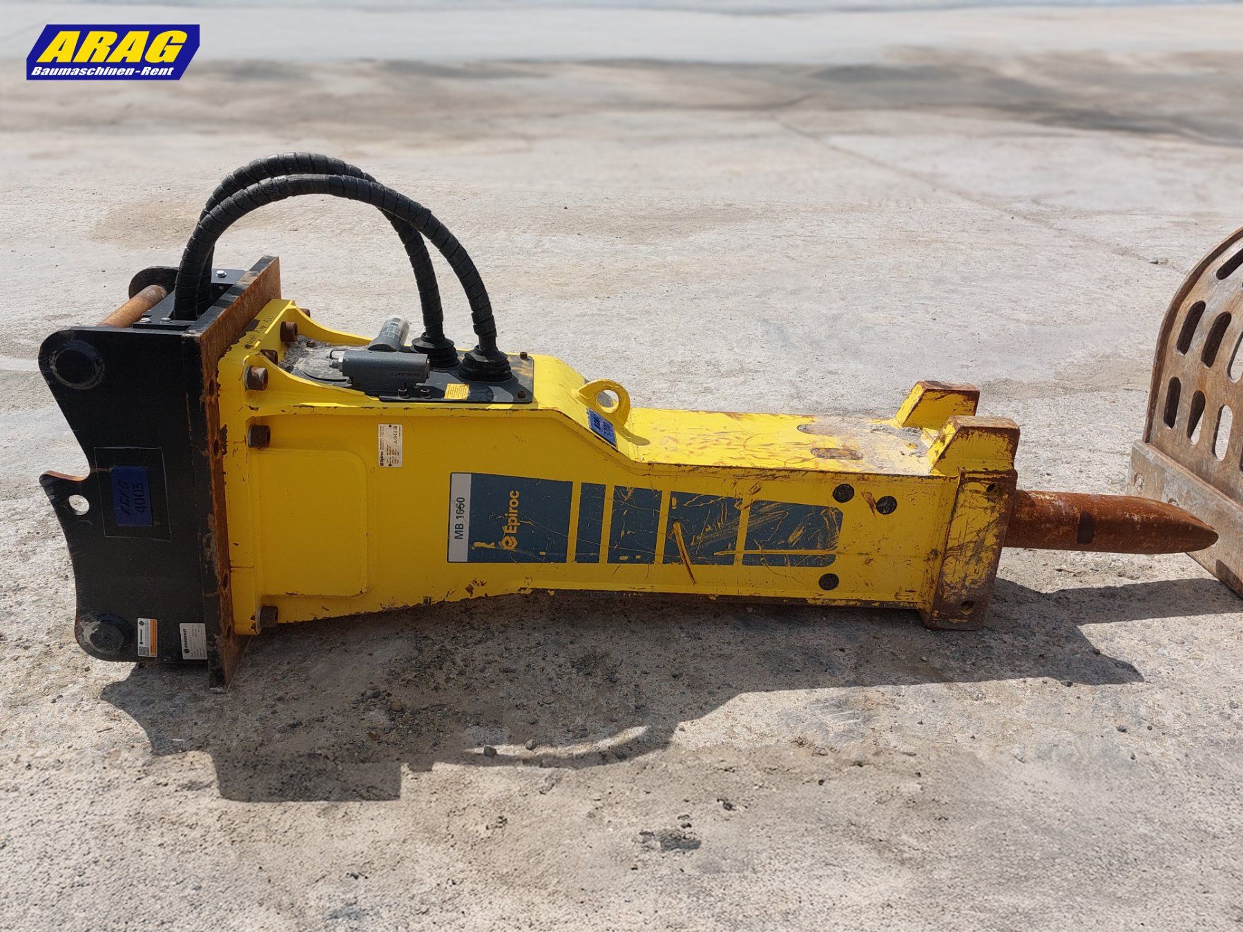 Atlas Copco Tutti gli attrezzi: Epiroc / Atlas Copco MB1650 Abbauhammer – Usato da Hasle LU venduto da Arag08