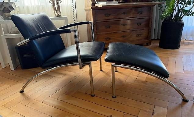 Poltrone: COR Sinus Sessel + Hocker - Designklassiker – Usato da Luzern venduto da Nina3911 2