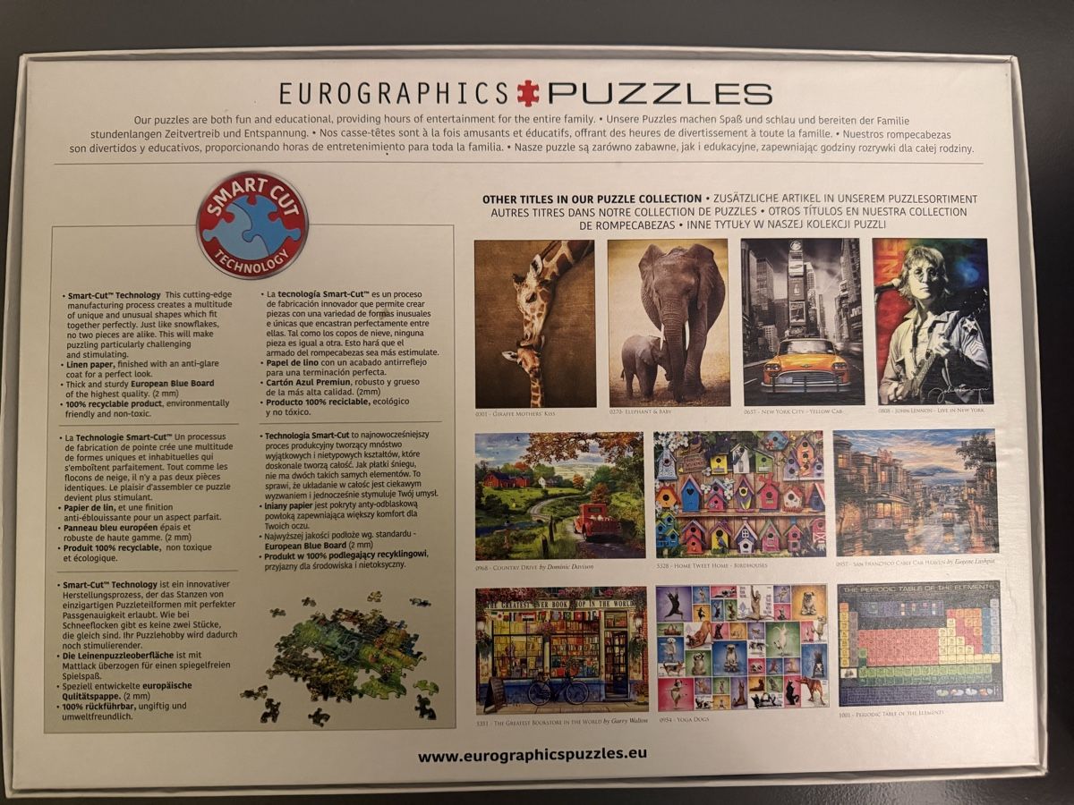 Puzzle: Eurographics Puzzle Peruvian Blankets 1000 Pieces – Usato da Zürich venduto da jus_sw7l 2