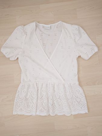 Damen Bluse Tunika Shirt VILA Gr. S Weiss