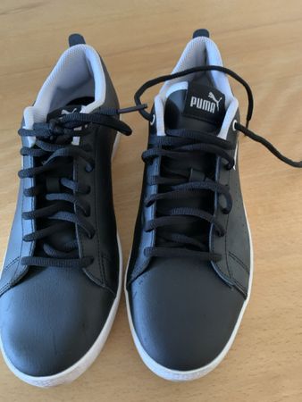 Puma Court Legend Sneakers, Schwarz/Weiss, Grösse 44, Top Zu