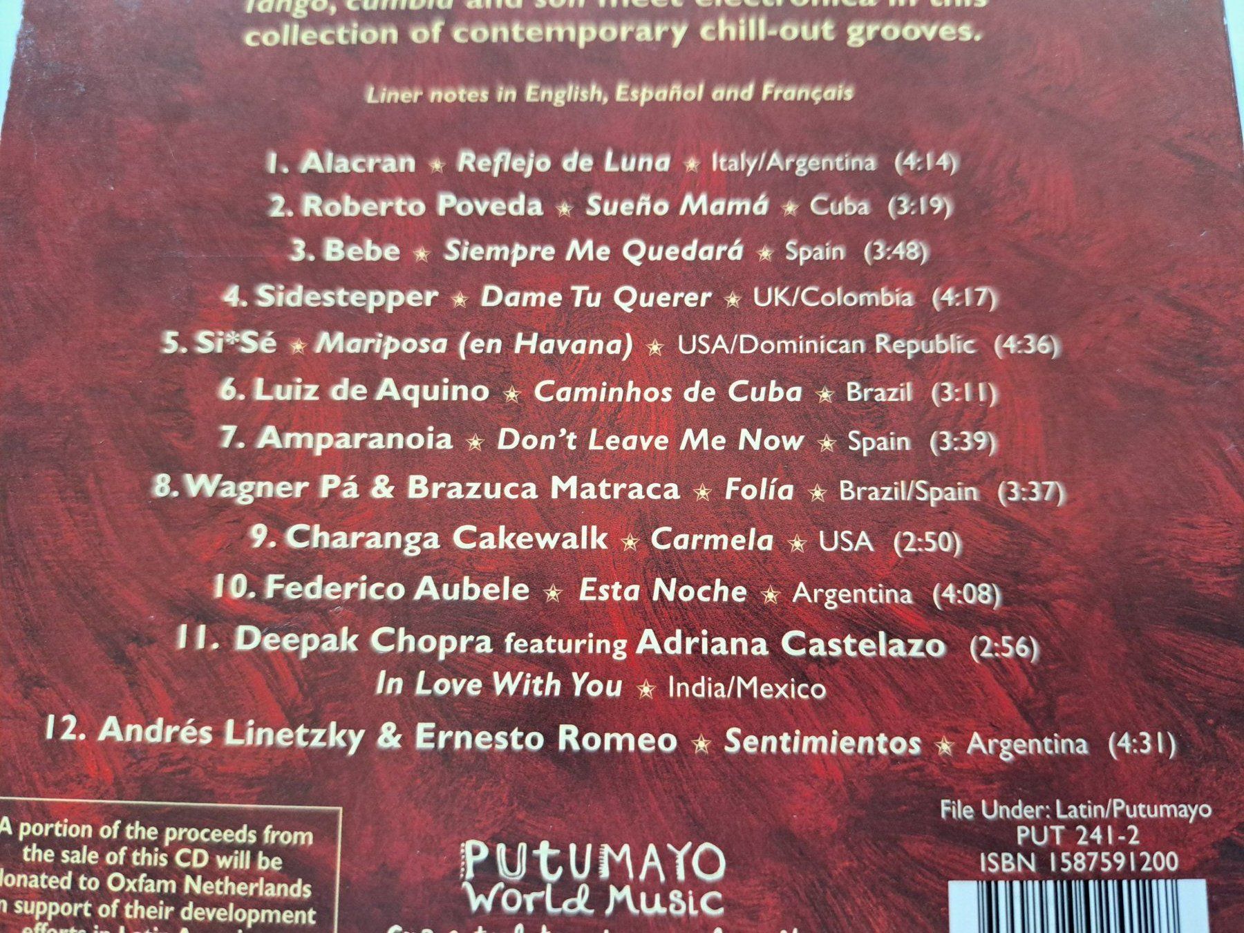 CDs: Cd Putumayo present's Latin lounge – Gebraucht aus Pully von bro_n52j 2