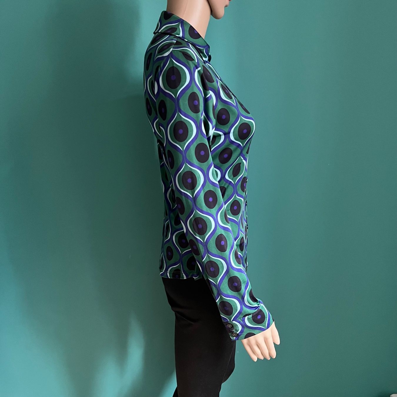 Zara Blusen: gemusterte ZARA Bluse 💚 – Gebraucht aus Zürich von ClosetQueen 6