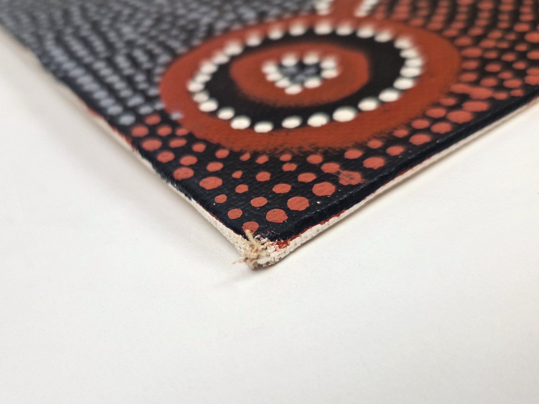 Dipinti: "Dot" Malerei der Australischen Aborigines Matala – Usato da Basel venduto da Restwert_Basel 1