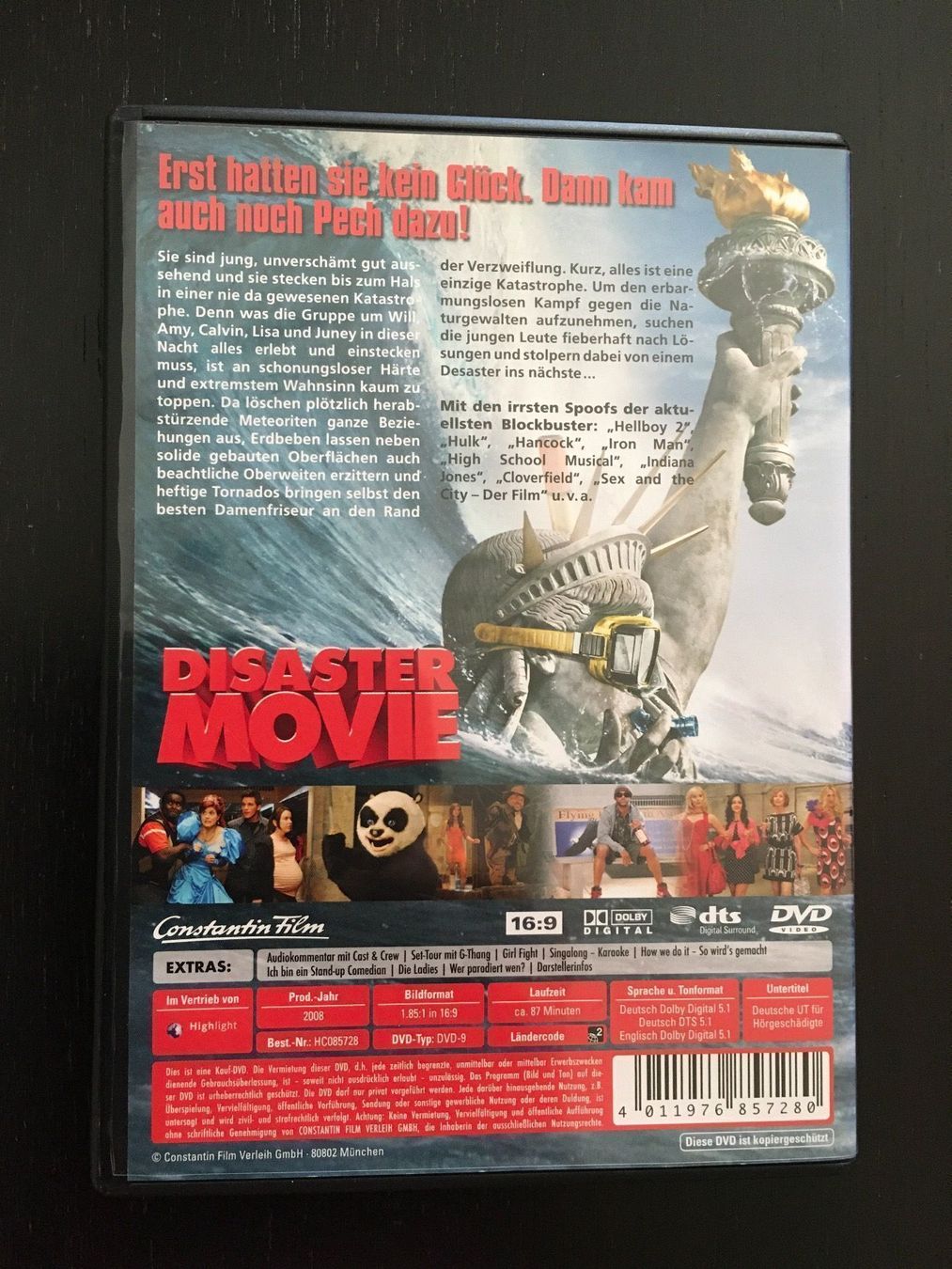 Tutti i DVDs: DVD Disaster Movie – Usato da Regensdorf venduto da scheissspiel 1