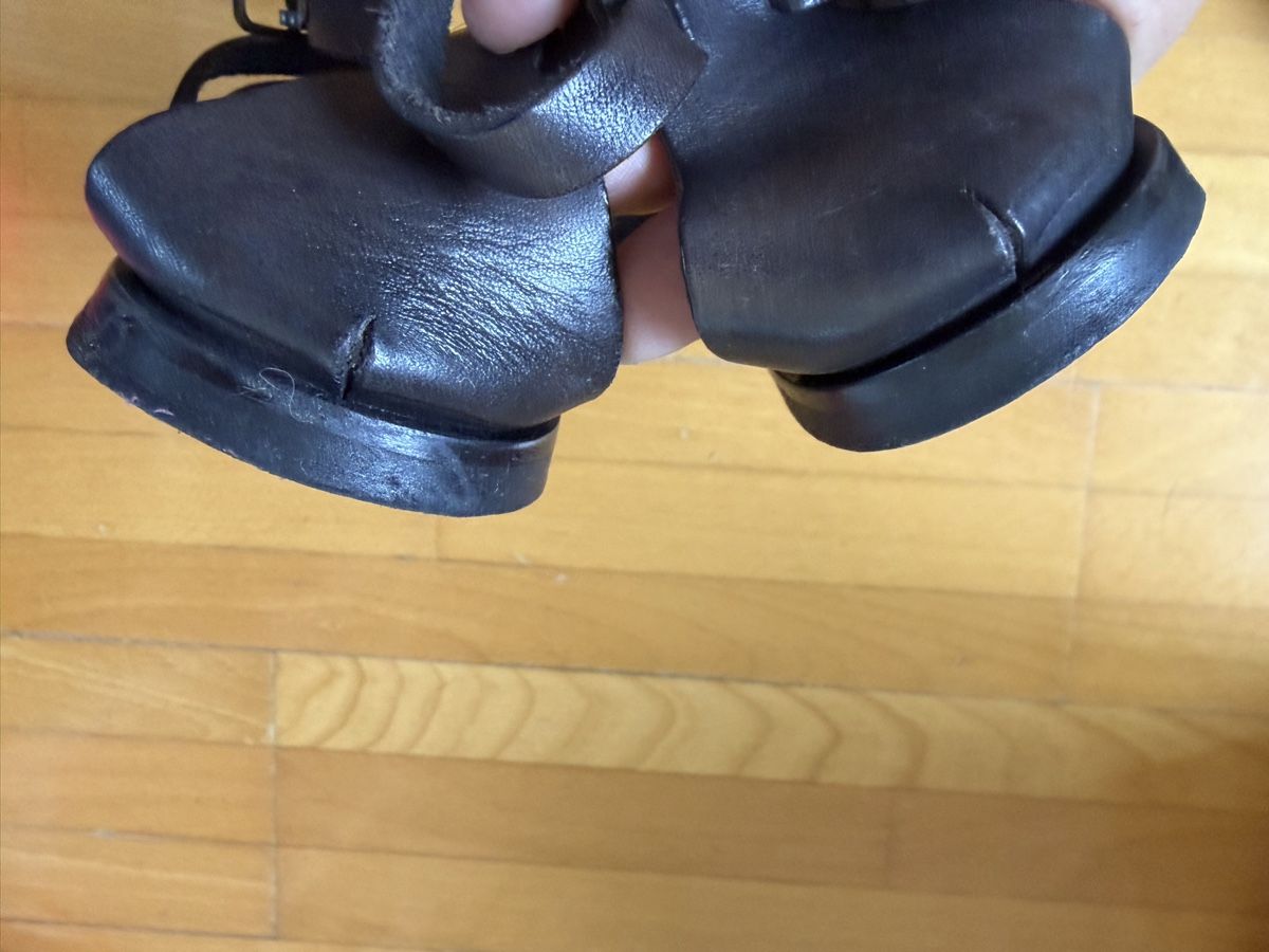 Navyboot Scarpe da donna: Sandalen Leder schwarz Navyboot – Usato da Wädenswil venduto da frau_mueller 2
