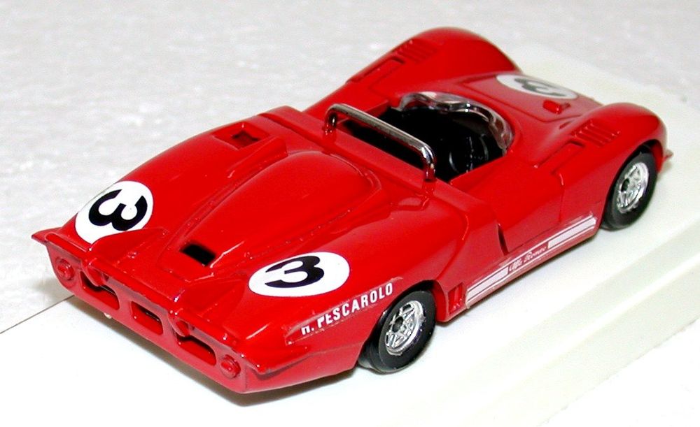 Deux Modèles Réduits Alfa Romeo 33/2 Daytona 1/43 - Politoys 1969 Et 1970