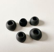 Neu! Ohrstöpsel für  In-Ear-Kopfhörer aus Silikon Schwarz