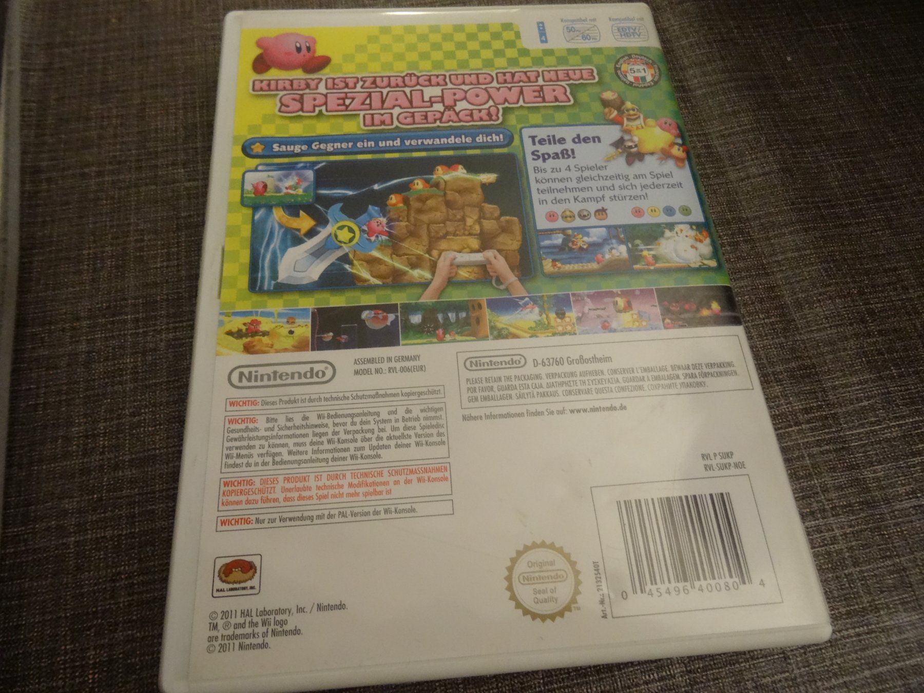 Nintendo Giochi: Kirby's Kirby Adventure Wii  DEFEKT? – Difettoso da Olten venduto da Disc-Ausverkauf 2