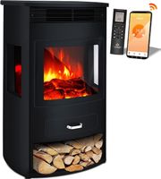 Elektrokamin 950/1900 W WiFi App Heizung LED Fernbedienung