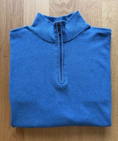 Pull L.L.Bean _ homme _taille L _ col camionneur.half-zip