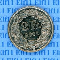 CHF___2.00 2001 -vz 2 Franken