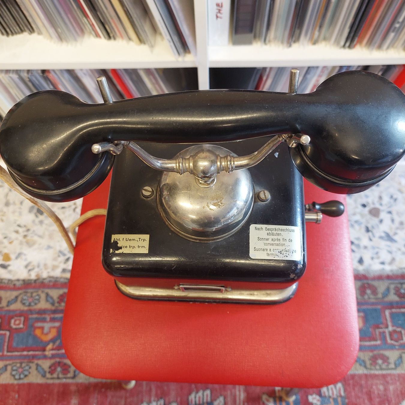 Telefoni: Antique Telephone 1900's Working crank and Bell – Usato da maroggia venduto da tondo_Music 1