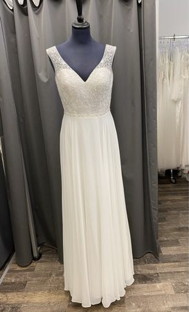 Elegantes Brautkleid Spitze Gr. 36 neuwertig