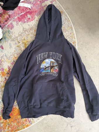 Kapuzenpullover dunkelblau