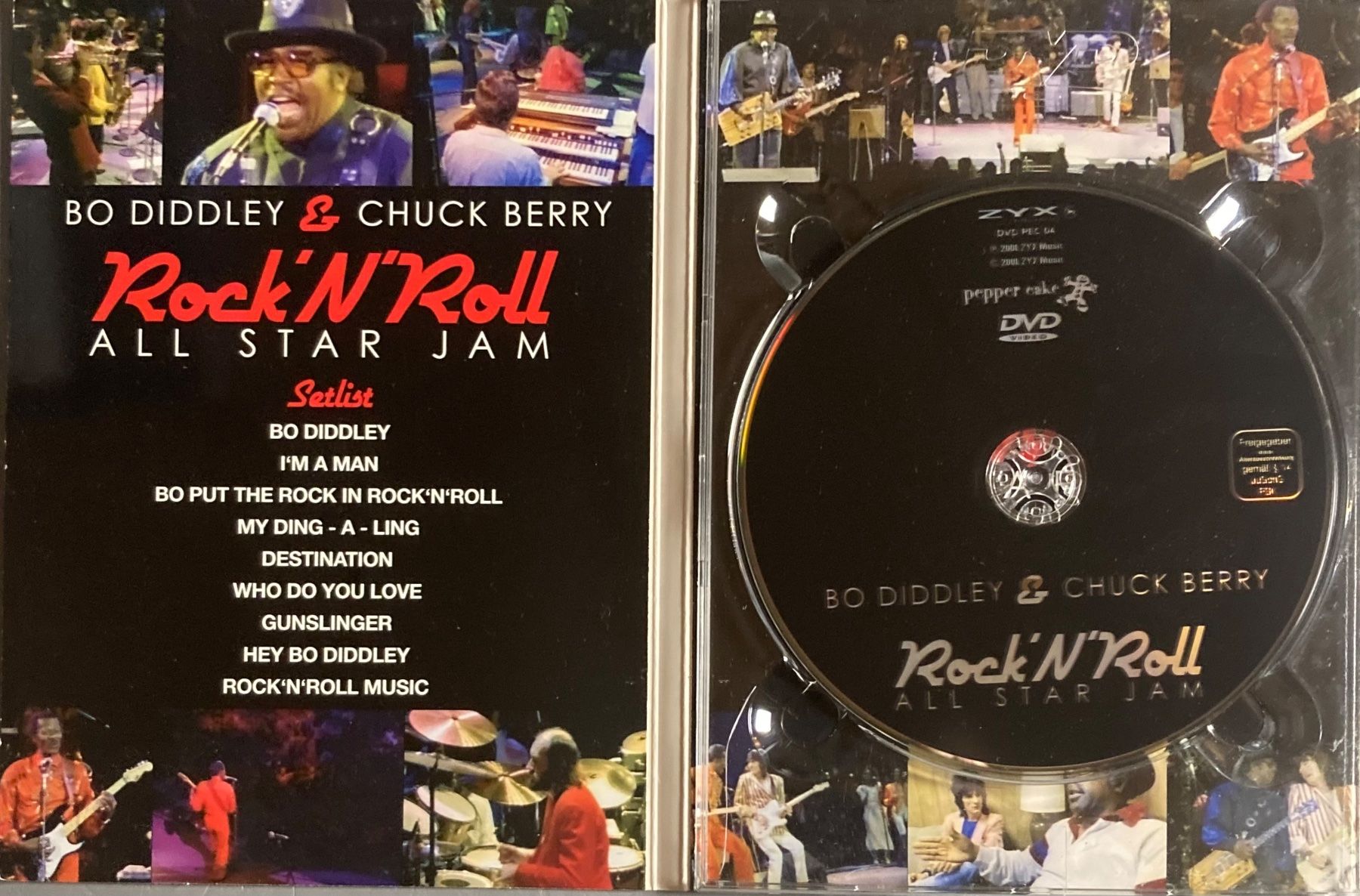 Tutti i DVDs: BO DIDDLEY & CHUCK BERRY - ROCK 'N' ROLL ALL STAR JAM – Usato da Poliez-Pittet venduto da Newtown-Records 2