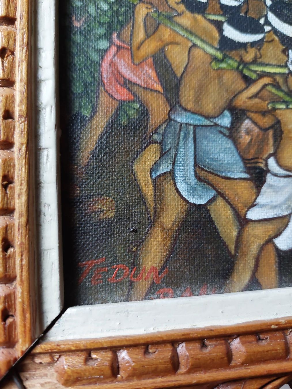 Gemälde: Bild aus Bali. Tedun Raw – Gebraucht aus Andwil TG von Wanton25 1