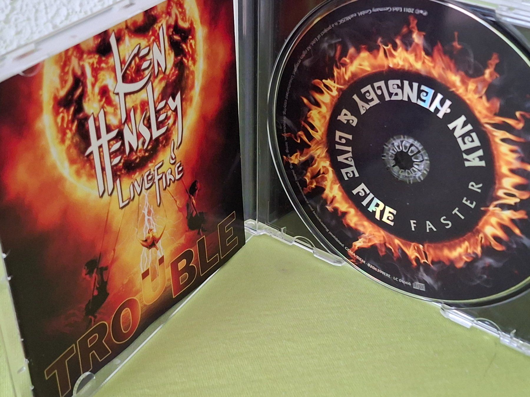 CD: CD Ken Hensley & Live Fire - Faster – Usato da Aarberg venduto da Jackup1 2