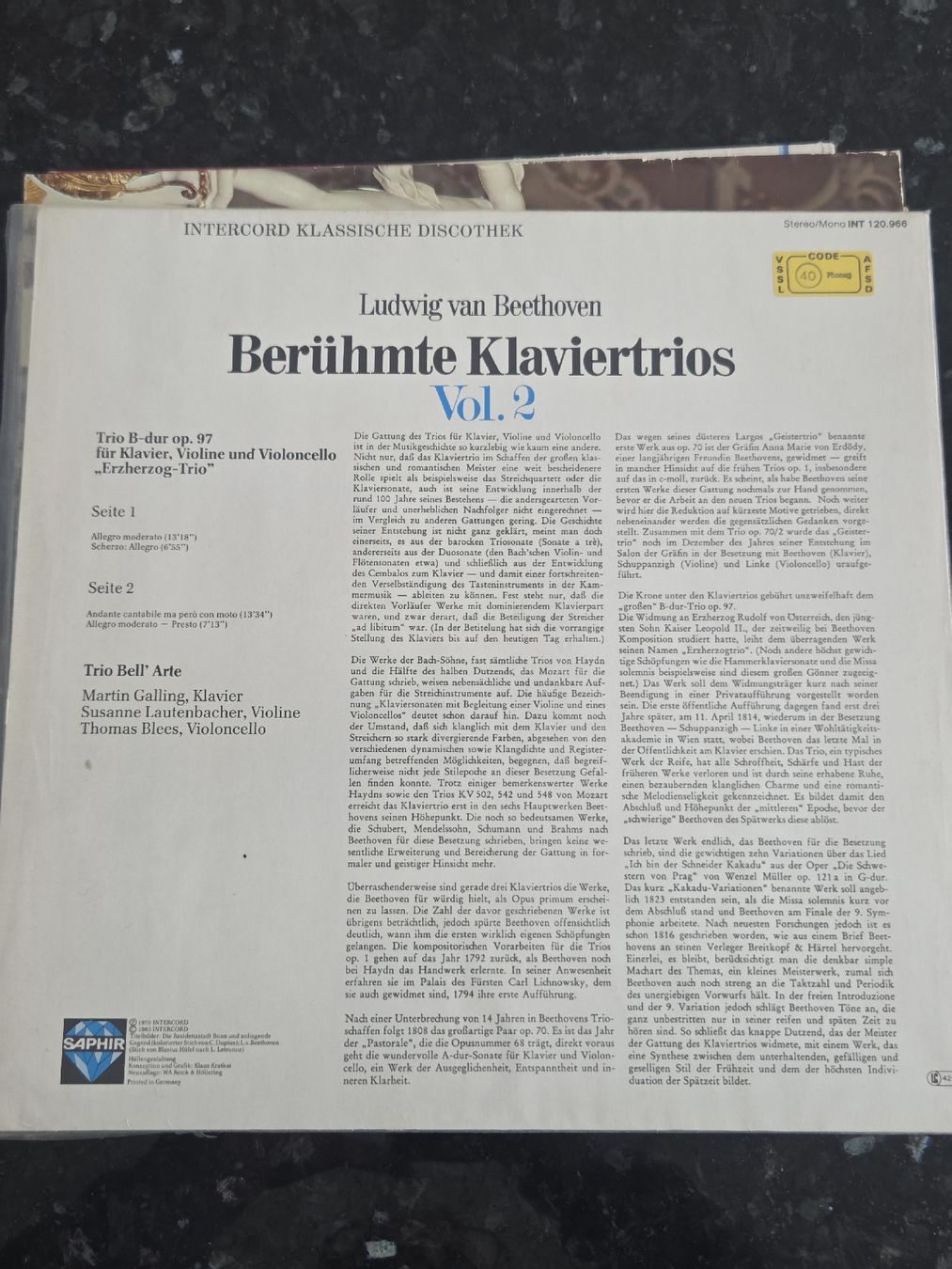 Dischi in vinile: Ludwig van Beethoven  – Usato da Müntschemier venduto da Fee_00 1