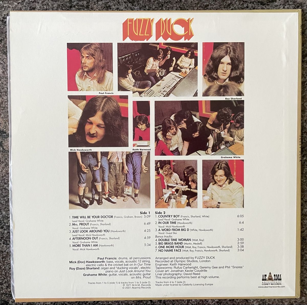 Dischi in vinile: Fuzzy Duck - same - AKARMA Vinyl LP – Usato da Olten venduto da Bluespapst 1