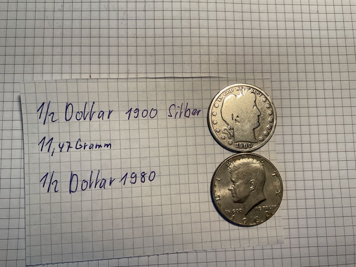 Tutti le monete: USA 2 Halbe Dollar   – Usato da Ursenbach venduto da tho_8s6p