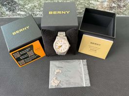 BERNY Titanium Automatic, 21Jewels,Saphirglas,100M, Full set