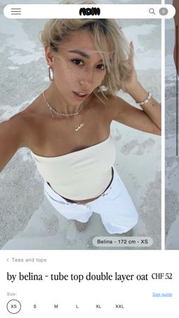 Nom originals top taille XS