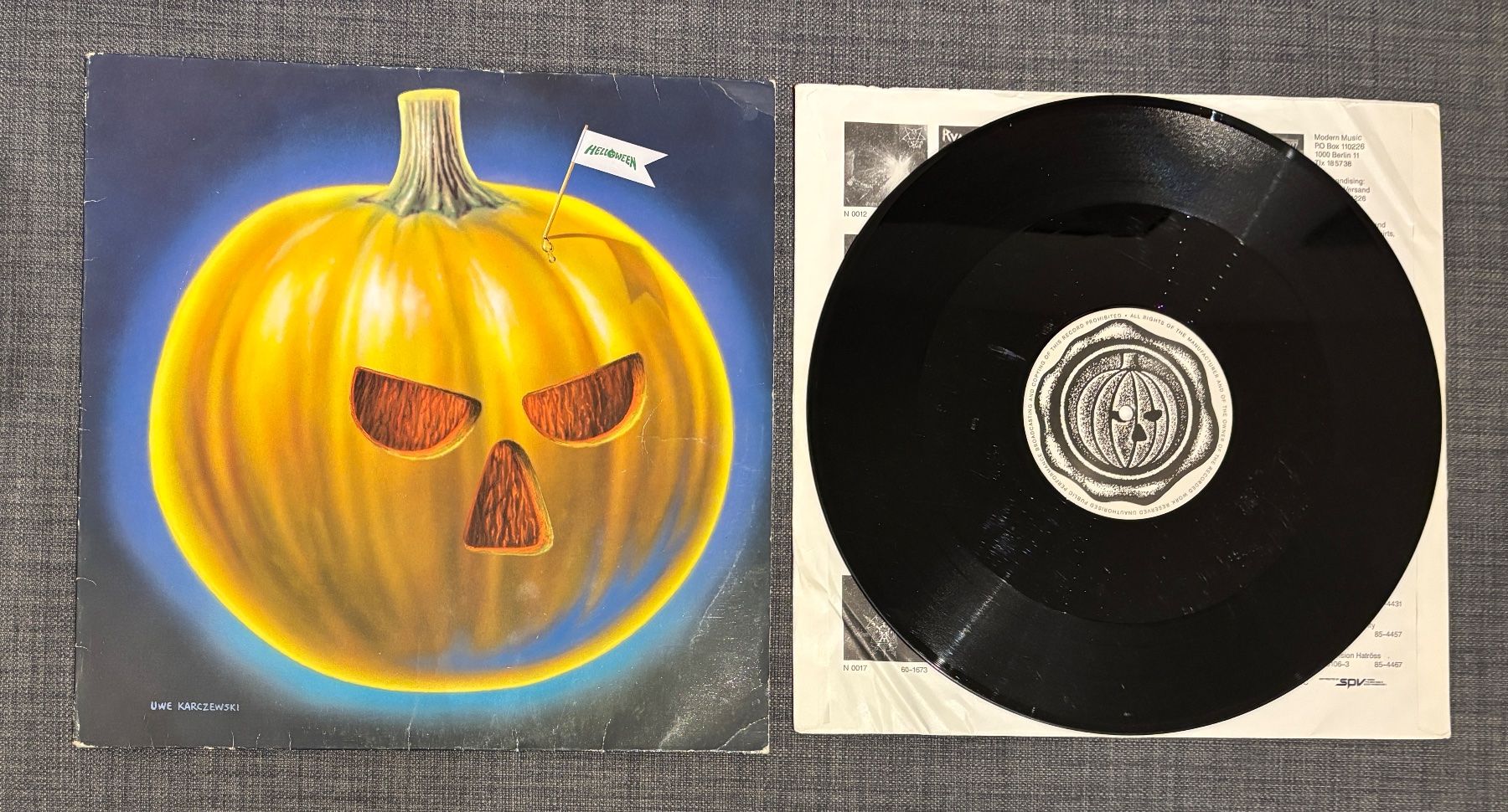 Dischi in vinile: HELLOWEEN - Judas 1986 Heavy Metal LP – Usato da Egg b. Zürich venduto da superman1975