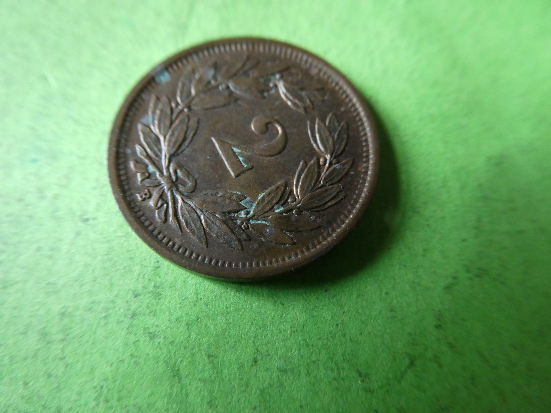 Tutti le monete: Schweiz 1938,  2 Rappen – Usato da Hinterforst venduto da Rohusri 1