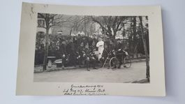 AK  Foto Grenzbesetzung 1916 Velo Radfahrer Fahrrand R34