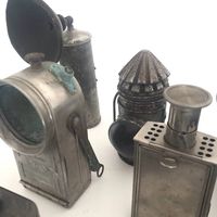 Lot de lampes / phares anciens