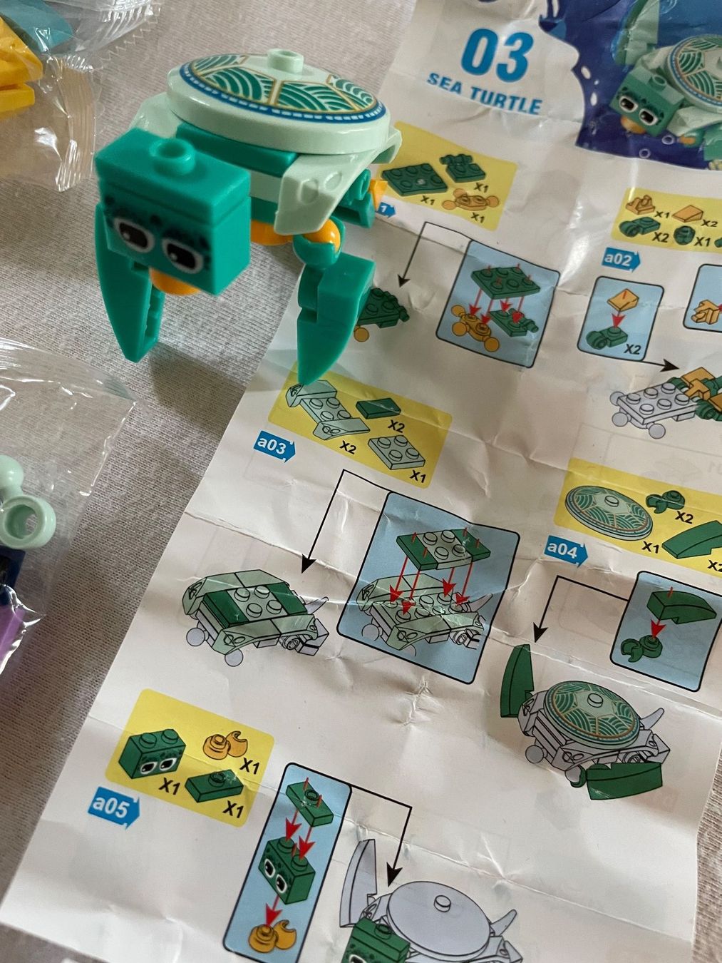 Giocattoli: Fake-Lego; Set Meerestiere – Nuovo e nell'imballaggio originale da Cham venduto da 2eye 1