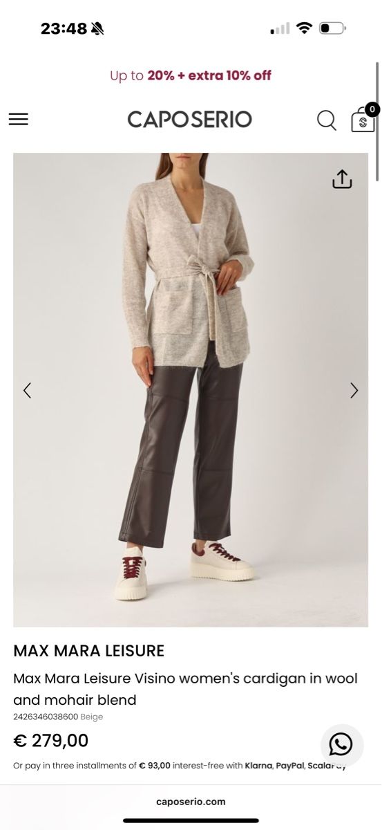 Max Mara Maglioni & Felpe: Cardigan Max Mara L – Nuovo (secondo la descrizione) da Forel (Lavaux) venduto da julie13 3