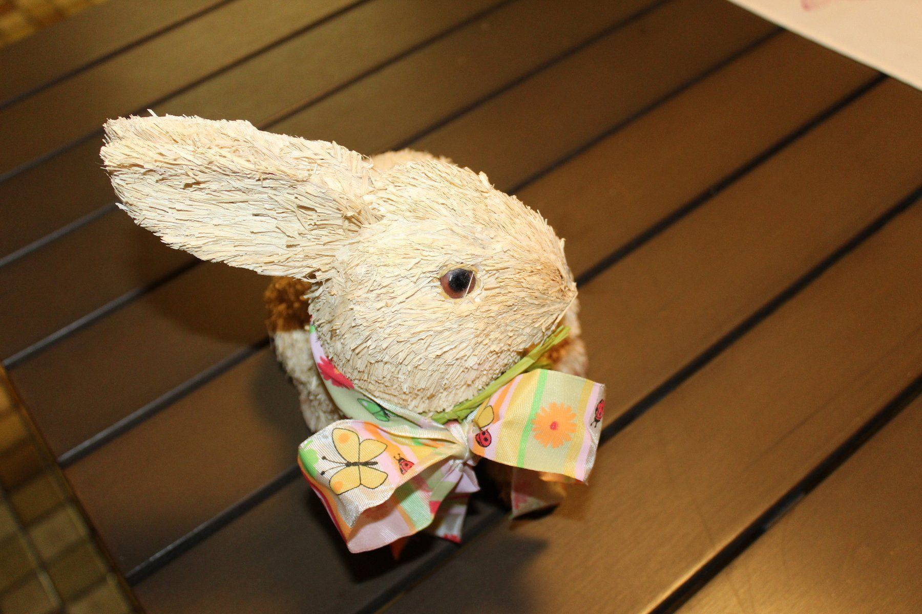 Figuren: Sitzender Strohhase, Ostern, Frühling – Gebraucht aus Winkel von Kade50 5