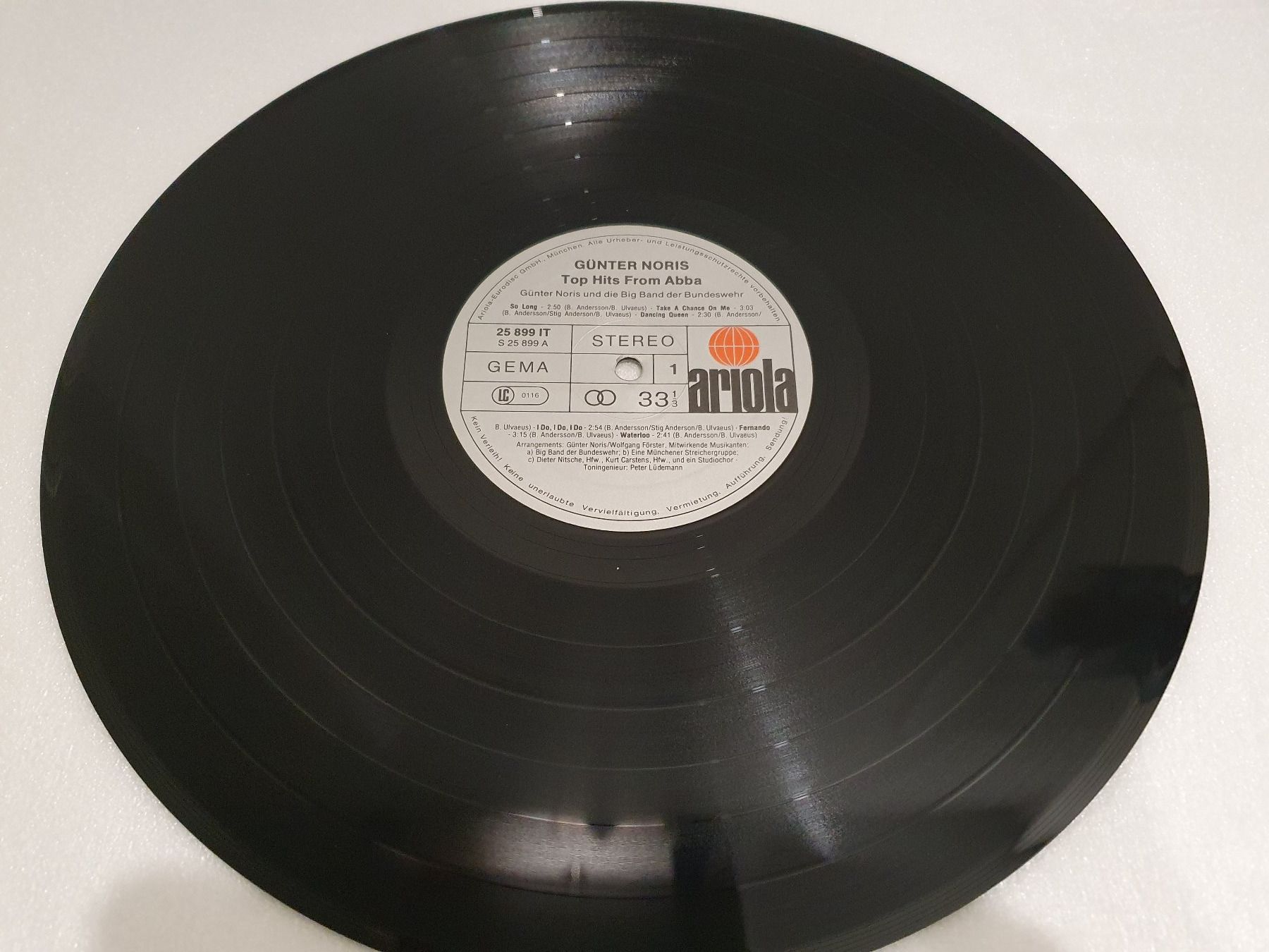 Vinyles: Günter Noris – Top Hits From ABBA – D'occasion à Uster par Vinyl-Leidenschaft 2
