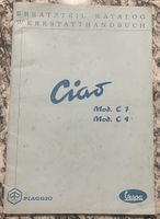 Piaggio Ciao Ersatzteilkatalog Werkstatthandbuch Mod. C 7 9