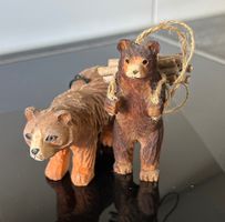 2 handgeschnitzte Bären evtl. Brienzer
