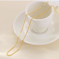 Sterlingsilber Kette Damen 925 vergoldet 18karat