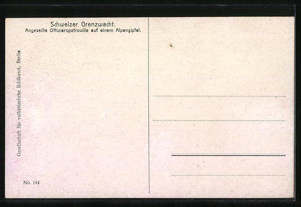 Fotos, Briefe & Postkarten: Angeseilte Offizierspatrouille der Schwe – Gebraucht aus Berlin von bartko-reher 1