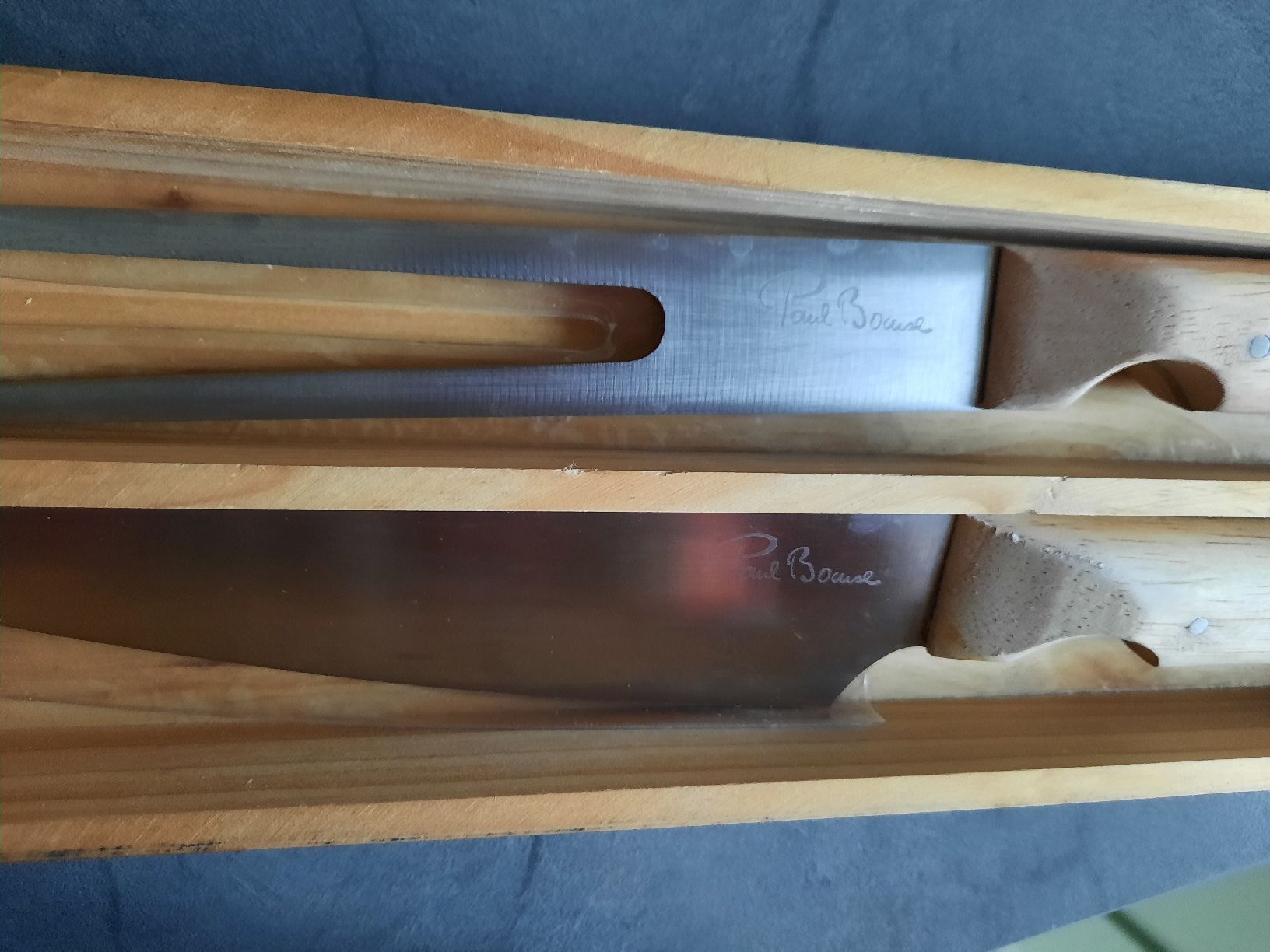 Coltelli da cucina: COUTEAU et FOURCHETTE à VIANDE. PAUL BOCUSE – Usato da Le Locle venduto da marylise01 1