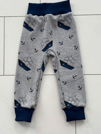 Fleece Thermo Pumphose mit Schiffe Gr. 98/104 Neu