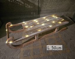 Decoration de Noël :  luge à leds