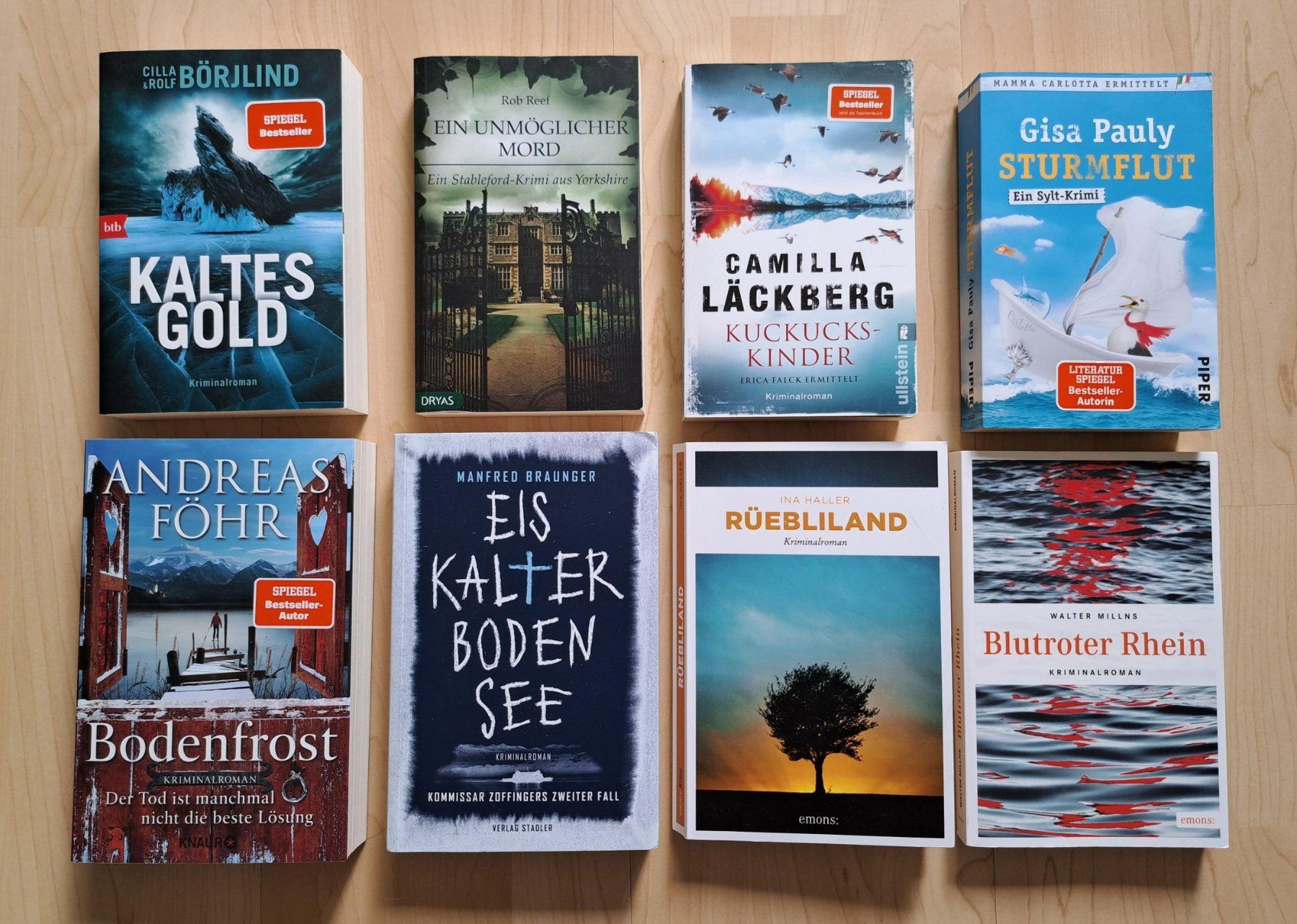 Libri: 8x Krimi Bücherpaket Romane – Usato da Basel venduto da Patiscat